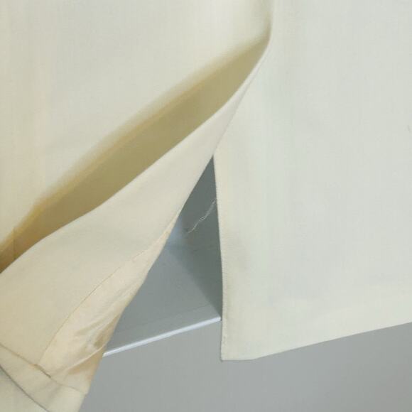 Betty Barclay Blazer Size 12 Cream Longline Jacket Wool Blend - Picture 4 of 9